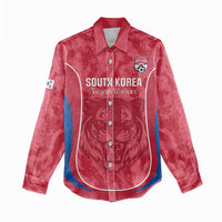 Custom South Korea Football Women Casual Shirt 2026 Come On Taegeuk Warriors - Wonder Print Shop