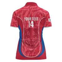 Custom South Korea Football Women Polo Shirt 2026 Come On Taegeuk Warriors - Wonder Print Shop