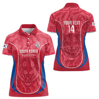 Custom South Korea Football Women Polo Shirt 2026 Come On Taegeuk Warriors - Wonder Print Shop