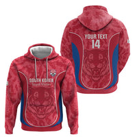 Custom South Korea Football Zip Hoodie 2026 Come On Taegeuk Warriors - Wonder Print Shop