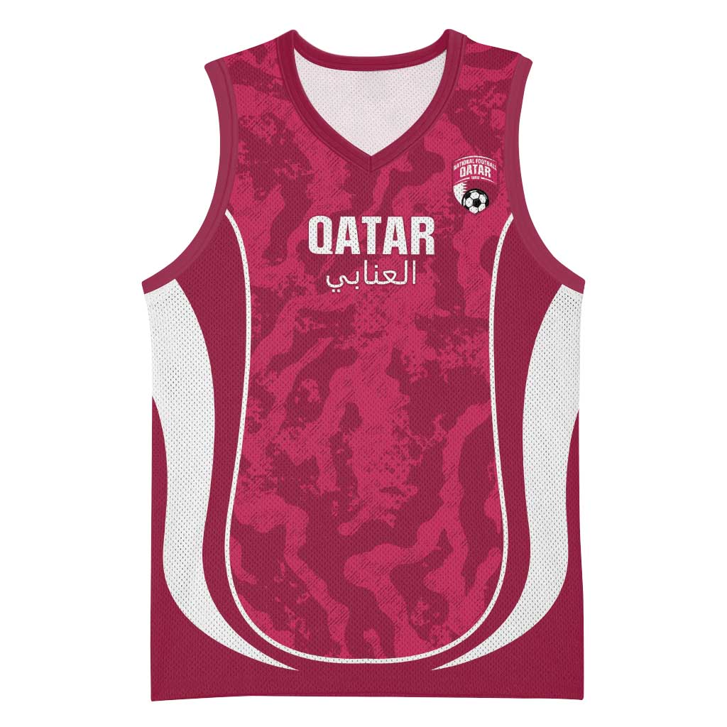 Custom Qatar Football Basketball Jersey 2026 Come On The Maroons - Wonder Print Shop