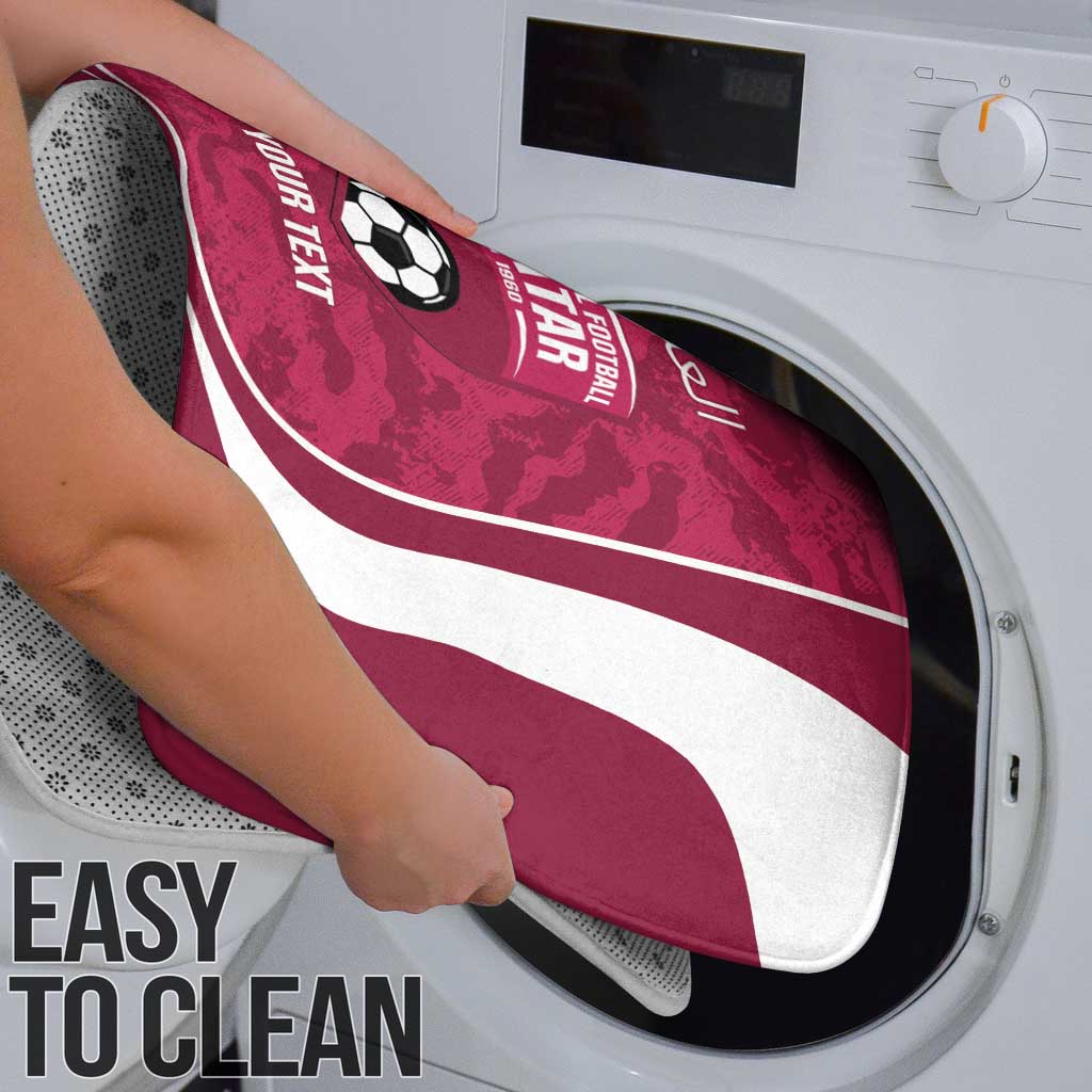 Custom Qatar Football Bathroom Set 2026 Come On The Maroons - Wonder Print Shop