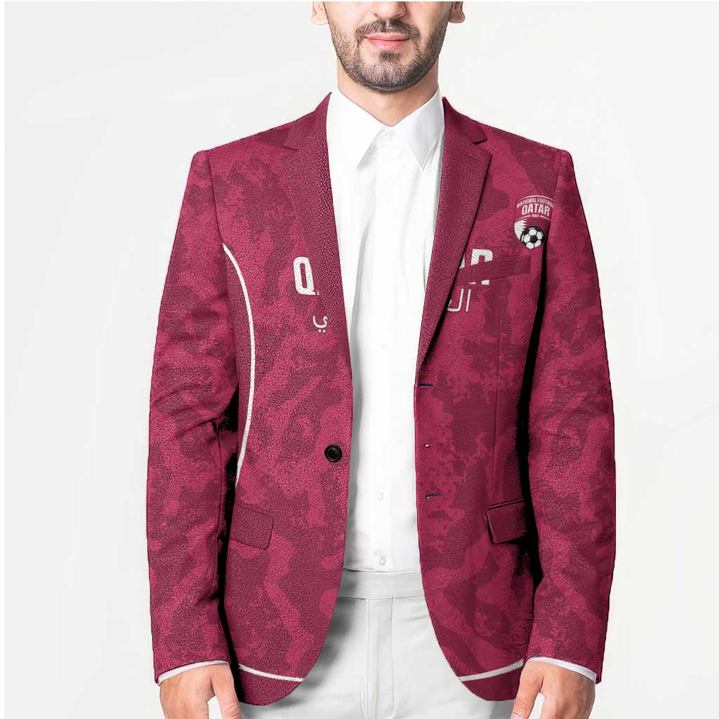 Custom Qatar Football Blazer 2026 Come On The Maroons - Wonder Print Shop