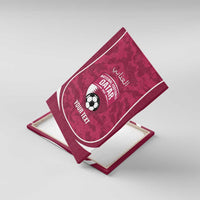 Custom Qatar Football Canvas Wall Art 2026 Come On The Maroons - Wonder Print Shop