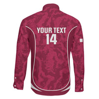 Custom Qatar Football Family Matching Off Shoulder Maxi Dress and Hawaiian Shirt 2026 Come On The Maroons - Wonder Print Shop