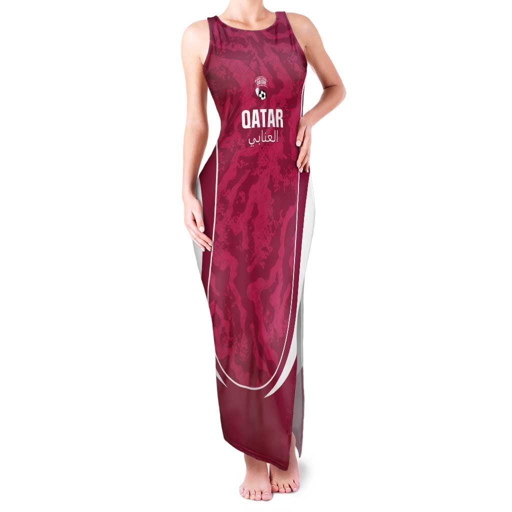 Custom Qatar Football Family Matching Tank Maxi Dress and Hawaiian Shirt 2026 Come On The Maroons - Wonder Print Shop