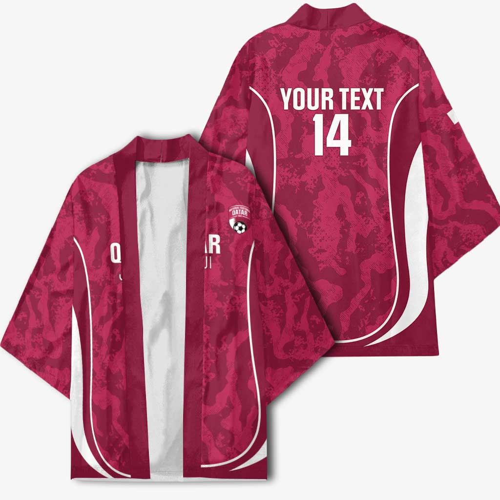 Custom Qatar Football Kimono 2026 Come On The Maroons - Wonder Print Shop