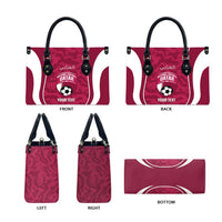 Custom Qatar Football Leather Bag 2026 Come On The Maroons - Wonder Print Shop