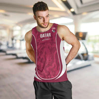 Custom Qatar Football Men Tank Top 2026 Come On The Maroons - Wonder Print Shop