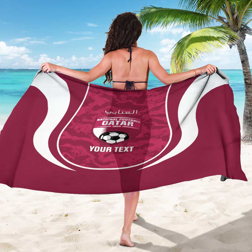 Custom Qatar Football Sarong 2026 Come On The Maroons - Wonder Print Shop