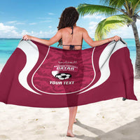 Custom Qatar Football Sarong 2026 Come On The Maroons - Wonder Print Shop