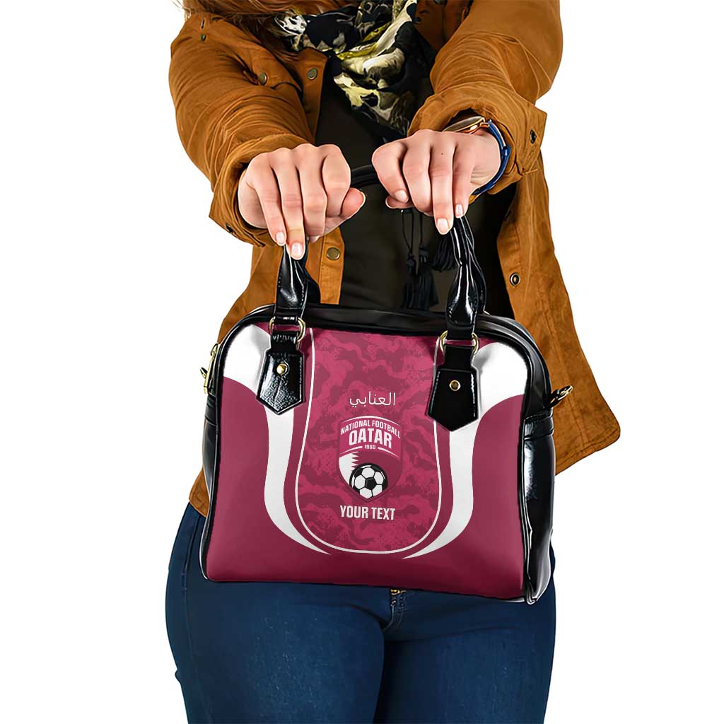 Custom Qatar Football Shoulder Handbag 2026 Come On The Maroons - Wonder Print Shop
