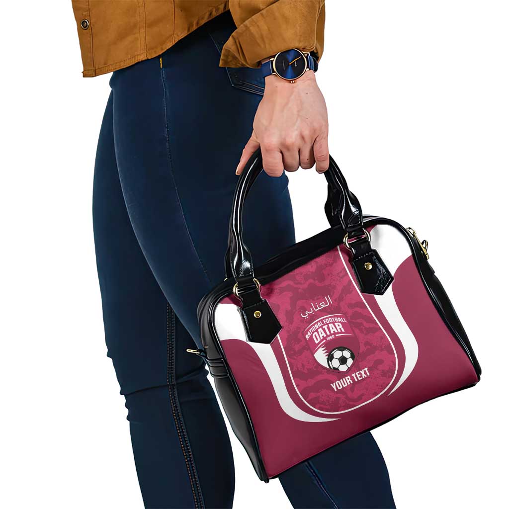Custom Qatar Football Shoulder Handbag 2026 Come On The Maroons - Wonder Print Shop