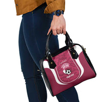 Custom Qatar Football Shoulder Handbag 2026 Come On The Maroons - Wonder Print Shop