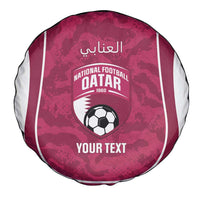 Custom Qatar Football Spare Tire Cover 2026 Come On The Maroons - Wonder Print Shop