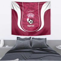 Custom Qatar Football Tapestry 2026 Come On The Maroons - Wonder Print Shop
