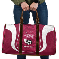 Custom Qatar Football Travel Bag 2026 Come On The Maroons - Wonder Print Shop