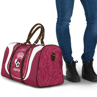 Custom Qatar Football Travel Bag 2026 Come On The Maroons - Wonder Print Shop