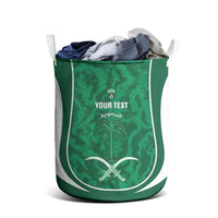 Custom Saudi Arabia Football Laundry Basket 2026 Come On Arabian Falcons - Wonder Print Shop