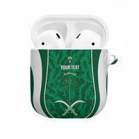 Custom Saudi Arabia Football AirPods Case 2026 Come On Arabian Falcons - Wonder Print Shop