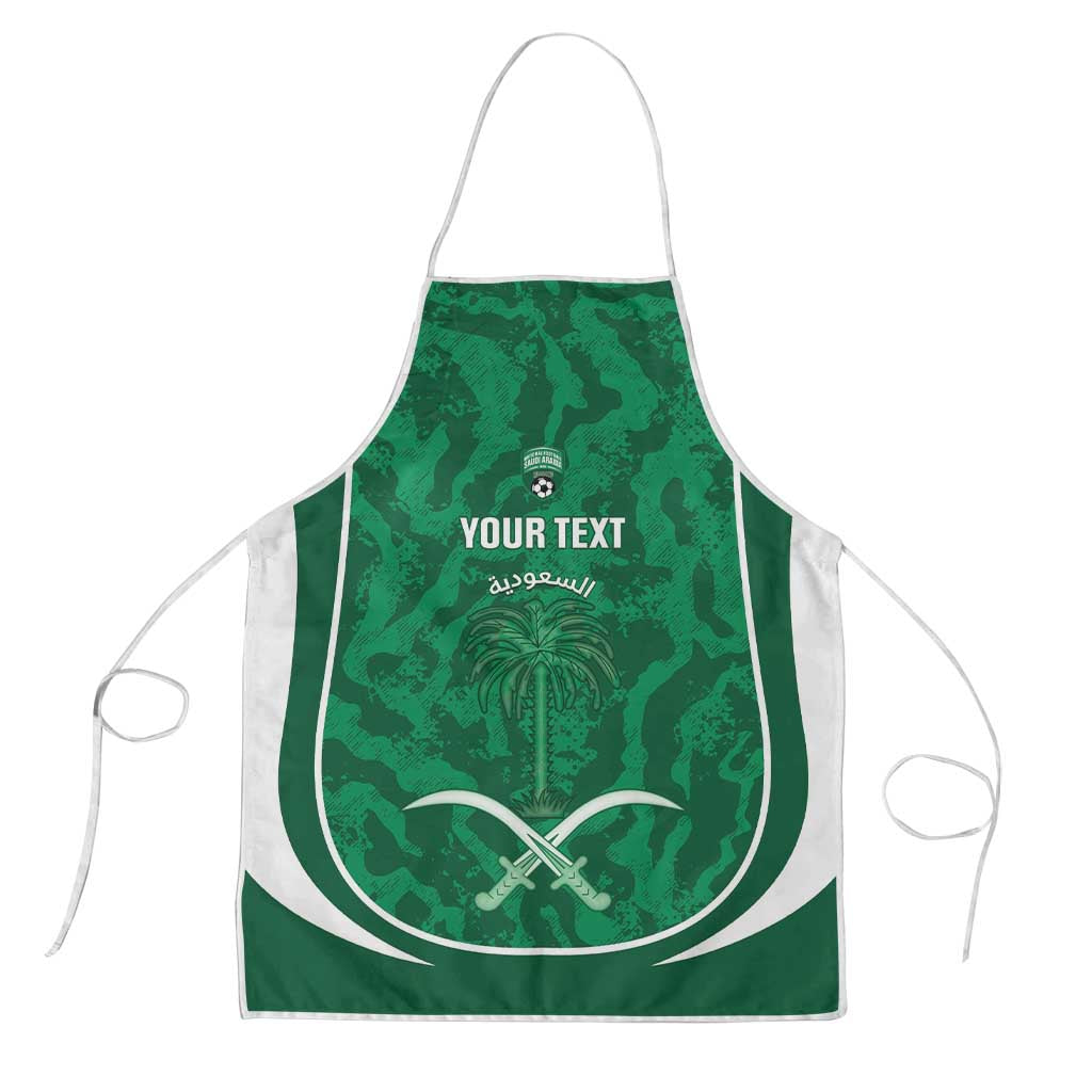 Custom Saudi Arabia Football Apron 2026 Come On Arabian Falcons - Wonder Print Shop