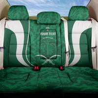 Custom Saudi Arabia Football Back Car Seat Cover 2026 Come On Arabian Falcons - Wonder Print Shop