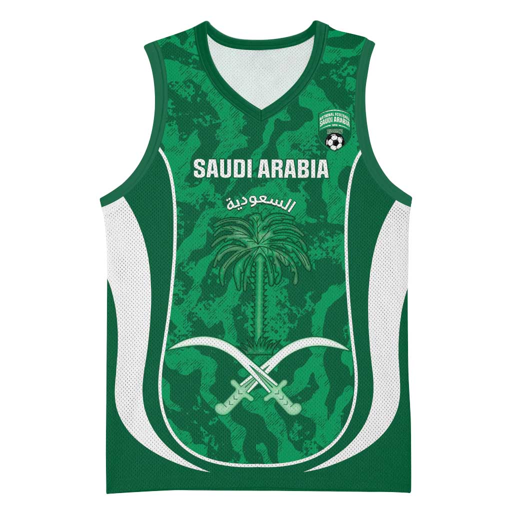 Custom Saudi Arabia Football Basketball Jersey 2026 Come On Arabian Falcons - Wonder Print Shop
