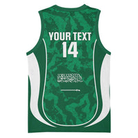 Custom Saudi Arabia Football Basketball Jersey 2026 Come On Arabian Falcons - Wonder Print Shop