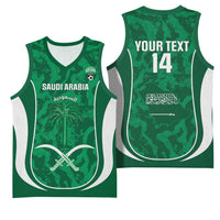 Custom Saudi Arabia Football Basketball Jersey 2026 Come On Arabian Falcons - Wonder Print Shop