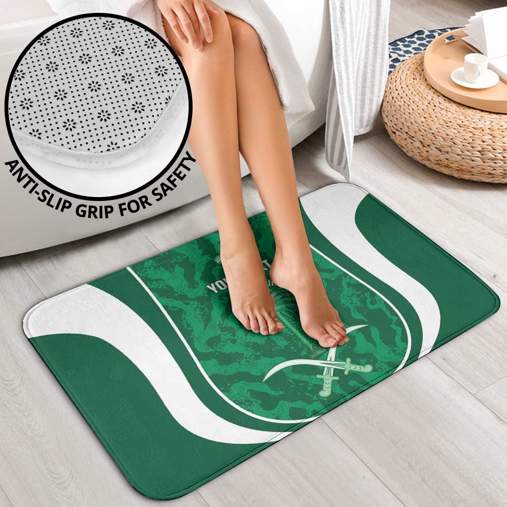 Custom Saudi Arabia Football Bathroom Set 2026 Come On Arabian Falcons - Wonder Print Shop