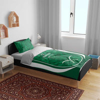 Custom Saudi Arabia Football Bedding Set 2026 Come On Arabian Falcons - Wonder Print Shop