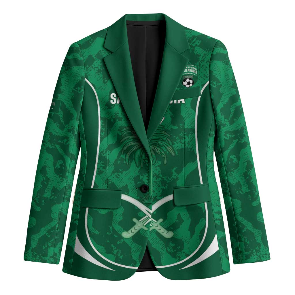 Custom Saudi Arabia Football Blazer 2026 Come On Arabian Falcons - Wonder Print Shop