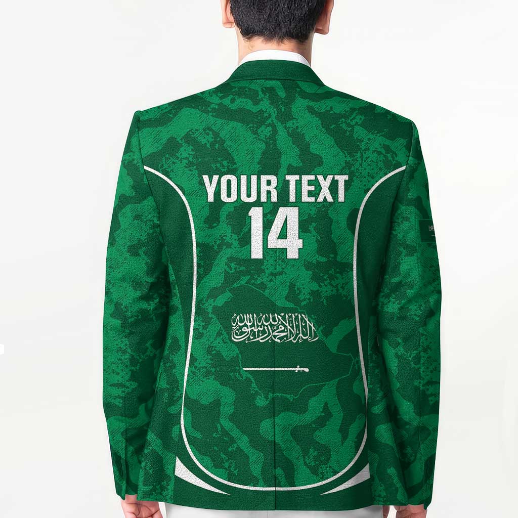 Custom Saudi Arabia Football Blazer 2026 Come On Arabian Falcons - Wonder Print Shop