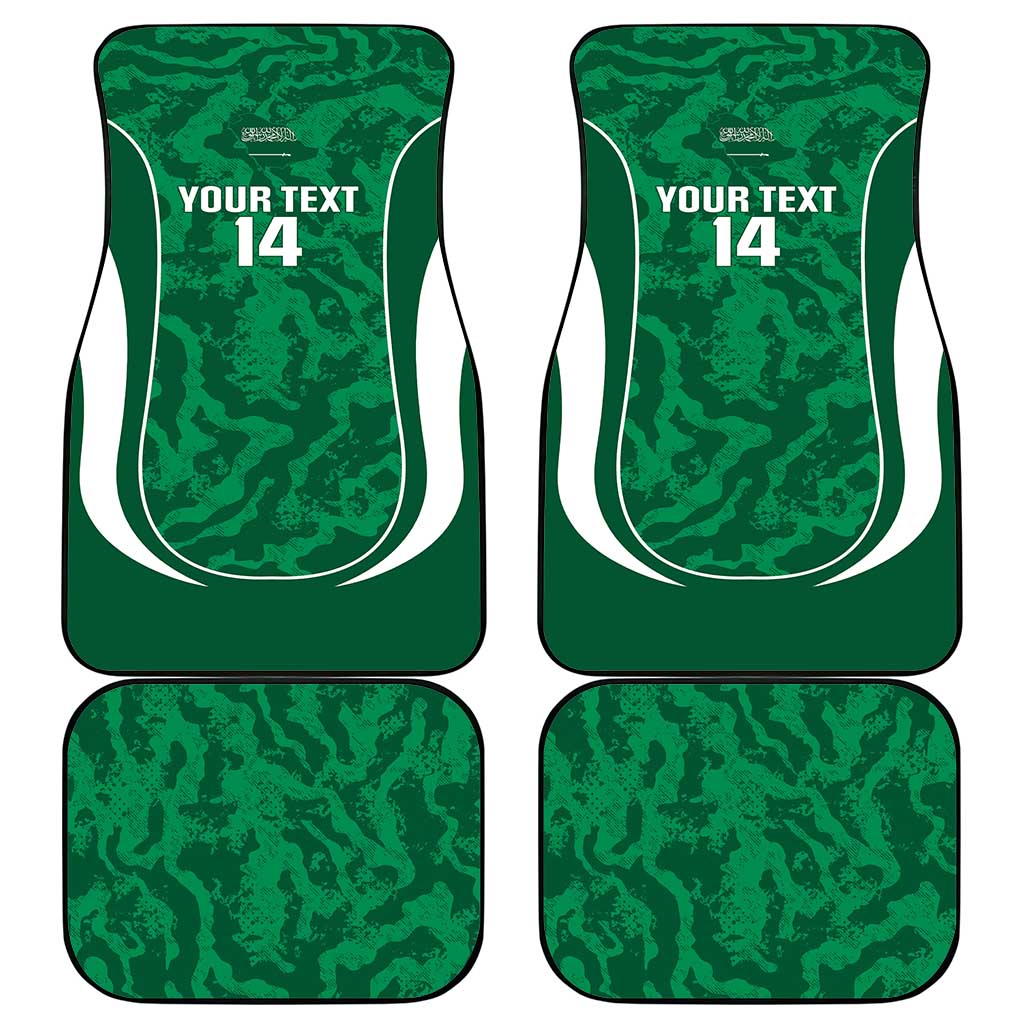 Custom Saudi Arabia Football Car Mats 2026 Come On Arabian Falcons - Wonder Print Shop