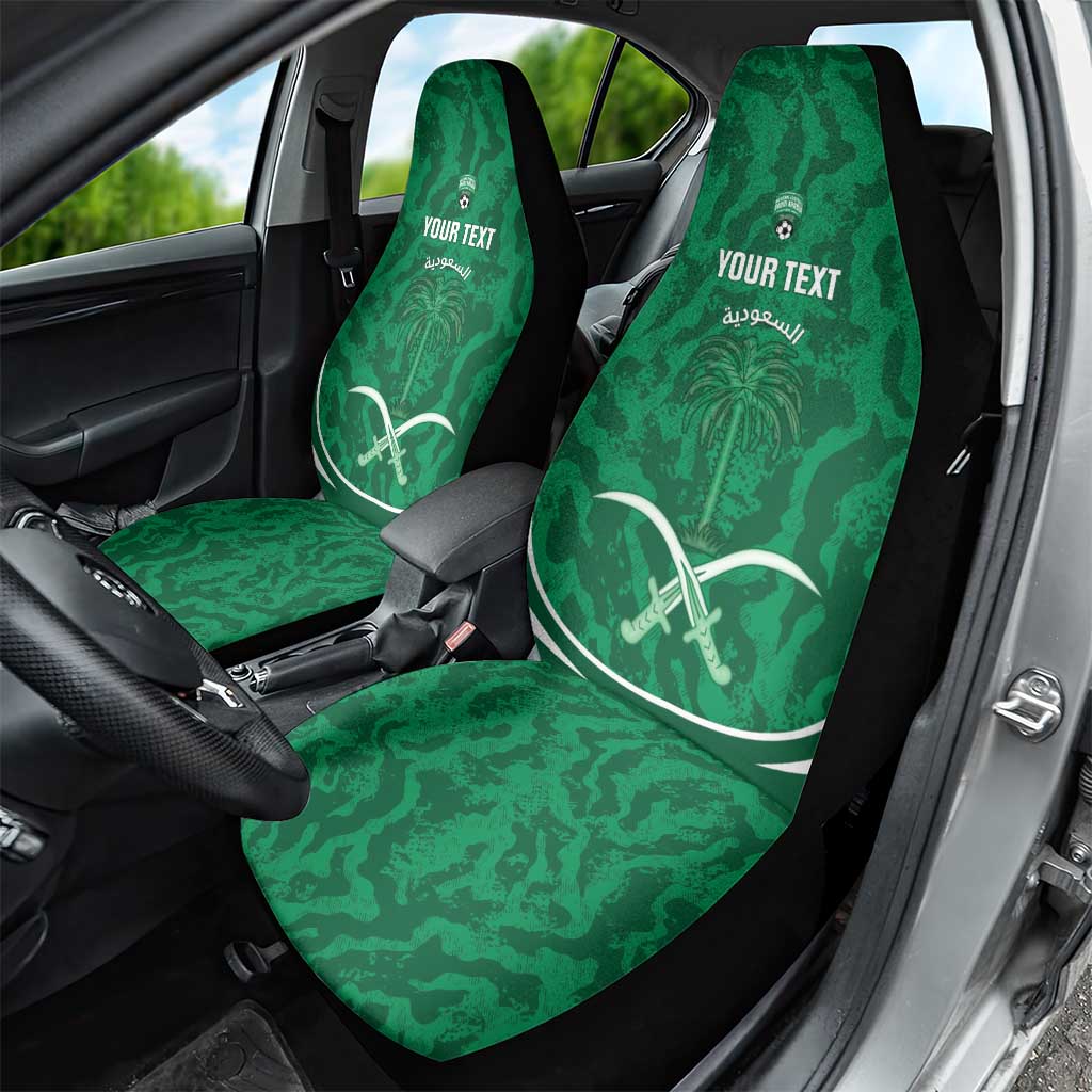 Custom Saudi Arabia Football Car Seat Cover 2026 Come On Arabian Falcons - Wonder Print Shop