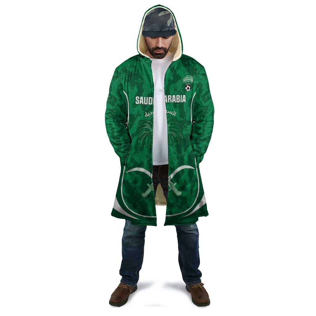 Custom Saudi Arabia Football Cloak 2026 Come On Arabian Falcons - Wonder Print Shop