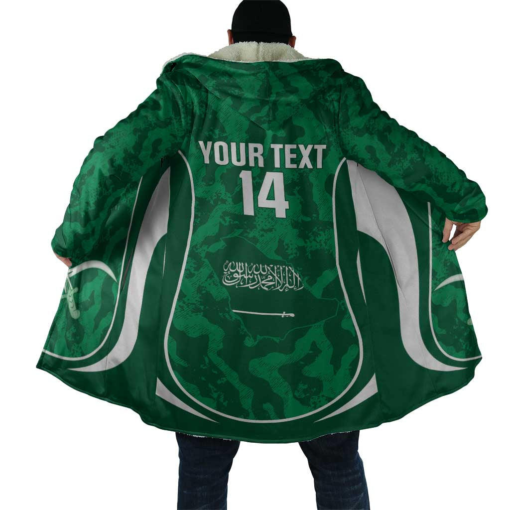 Custom Saudi Arabia Football Cloak 2026 Come On Arabian Falcons - Wonder Print Shop