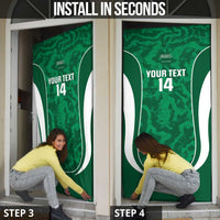 Custom Saudi Arabia Football Door Cover 2026 Come On Arabian Falcons - Wonder Print Shop