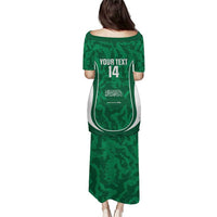 Custom Saudi Arabia Football Family Matching Puletasi and Hawaiian Shirt 2026 Come On Arabian Falcons - Wonder Print Shop