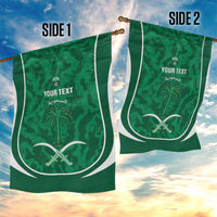Custom Saudi Arabia Football Garden Flag 2026 Come On Arabian Falcons - Wonder Print Shop
