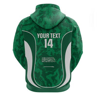 Custom Saudi Arabia Football Hoodie 2026 Come On Arabian Falcons - Wonder Print Shop