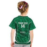 Custom Saudi Arabia Football Kid T Shirt 2026 Come On Arabian Falcons - Wonder Print Shop