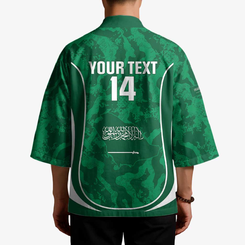 Custom Saudi Arabia Football Kimono 2026 Come On Arabian Falcons - Wonder Print Shop