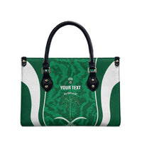 Custom Saudi Arabia Football Leather Bag 2026 Come On Arabian Falcons - Wonder Print Shop