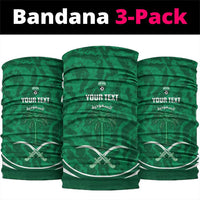 Custom Saudi Arabia Football Neck Gaiter 2026 Come On Arabian Falcons - Wonder Print Shop