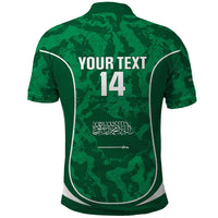 Custom Saudi Arabia Football Polo Shirt 2026 Come On Arabian Falcons - Wonder Print Shop