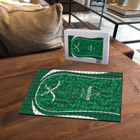 Custom Saudi Arabia Football Puzzle 2026 Come On Arabian Falcons - Wonder Print Shop