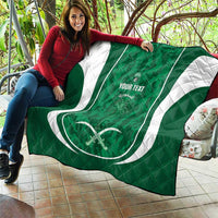 Custom Saudi Arabia Football Quilt 2026 Come On Arabian Falcons - Wonder Print Shop