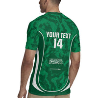 Custom Saudi Arabia Football Rugby Jersey 2026 Come On Arabian Falcons - Wonder Print Shop