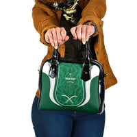 Custom Saudi Arabia Football Shoulder Handbag 2026 Come On Arabian Falcons - Wonder Print Shop